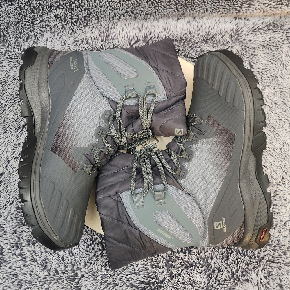Salomon Vaya Powder TS CSWP Boot Blue Women's Size 7.5 - Picture 6 of 10